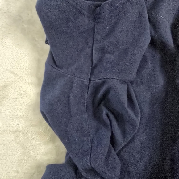 Weatherproof Men's Large Navy Casual Button Down Knit Shirt. - Picture 10 of 10